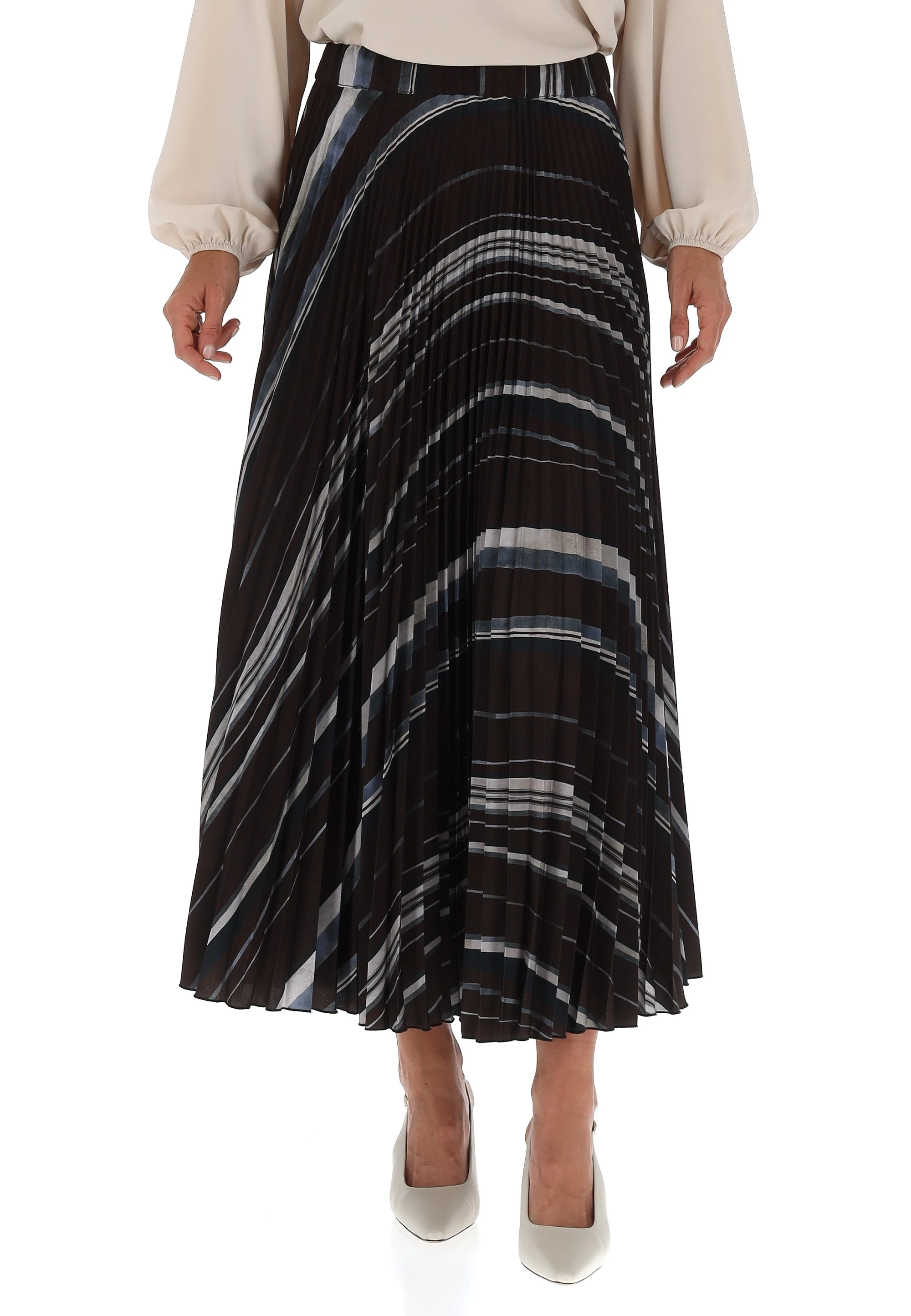 Gonna plissettata Sandro Ferrone donna in fantasia